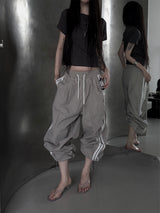 smoke track summer pants (2color)