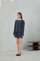 COMELY TWEED JACKET / BLACK
