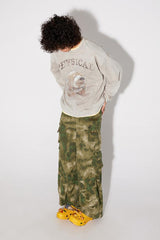Casual pants with personality, breathable, loose and multi-pocketed for spring and summer.