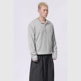 プレミアムヘンリーネック L/s ニット [5color]