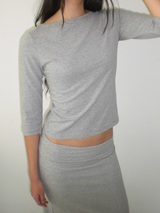 Ivy T-shirt [Gray]