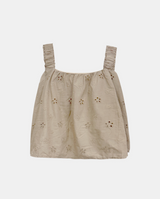 Delphine Punching Sleeveless Blouse