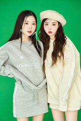 ヘビーウェイトミニスカートスウェットセット / Heavy weight miniskirt sweat set