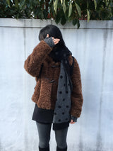 【即日発送】 dot-flip reversible muffler 