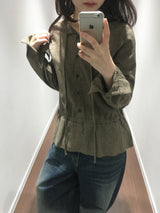 Plaid Check Low Blouse (2color)