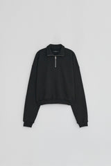 DIAGONALロゴハーフジップアップ