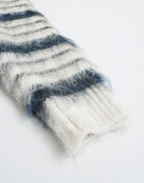 Mohair stripe heavy knit