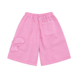 24FW APPLIQUE LOGO PIGMENT SHORT PANTS LIGHT PINK