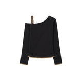 リズレオパードワンショルダーTシャツ 232999882