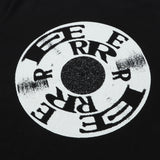 EEERRR Record artwork damage washing T-shirt (Black)