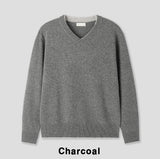 [wool80%] コップウールレイヤードVネックニット