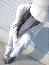 floral patch pants