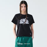 DISNEY DALMATIAN DOG CROP TOP_BLACK
