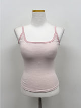Stripe Bra Top Sleeveless