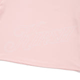 KIRSHレタリングスリムフィットTシャツ [サーモン]