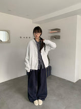 [unisex] オキア ツーウェイ フード ジップアップ