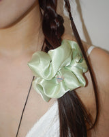 ORANGE&LIME RILL HAIR SHUSHU SCRUNCHIE 2PS SET