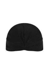 Black RS ribbon summer beanie