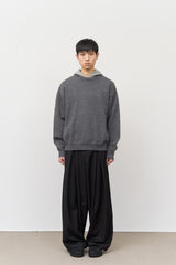 Vピンタックワイドパンツ