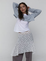 Cotton Cropped Top_Skyblue