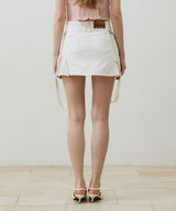 BELLA MINI SKIRT PANTS / WHITE