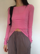 [SET] Tencel Layered T-Shirt (4 colors)