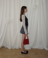 【MADE】Dotty leather mini bag [red]