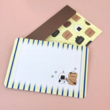 bakery mini card and envelop set