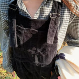 コーデュロイオーバーオール