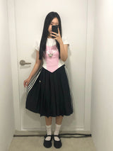 魔法少女フリルビスチェトップ (Pink)