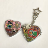 Heart Mirror Keychain/ハートミラーキーホルダー