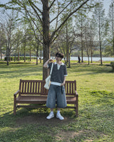 Pale Gracy Bermuda Denim