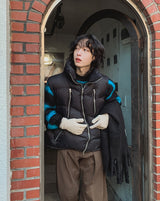 Snake Mohair Round Knit