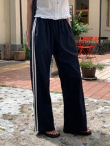 [MADE] ナイロンレーストラックバンドパンツ