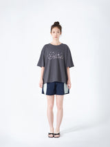 Two Tone Blend Shorts (Navy)