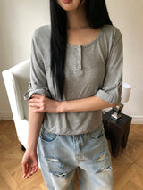 Pento Roll-Up 7-Sleeve T-Shirt