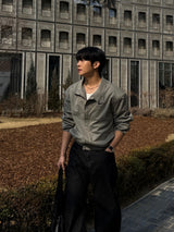 Dart shoulder blouson