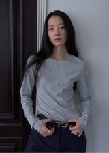 Leather Logo Belt (Black)