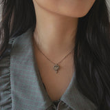 【MADE】 Heart mirror necklace