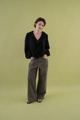 Elen ruffle blouse 