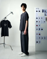 PATCH POCKET COTTON SWEAT PANTS GREY for men