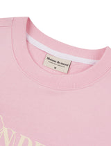 UNISEX Rose Embossed ブラウス レギュラーフィット スウェットシャツ ピンク (FCF1TS328M)