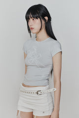 フラジャイルグラフィックTEE light mint