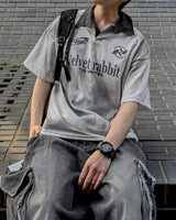デイリーダーティーウォッシングカラーショートスリーブTシャツ