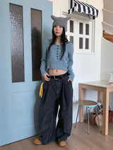 BOKASHI MIX KNITTING CARDIGAN