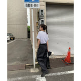 スローアンストライプTシャツ