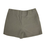 フォーシーズンニットリブスリムフィットバンディングショートパンツ（3色）