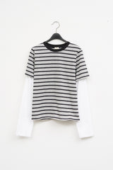 (W) Pepper Layered Longsleeve (2color)