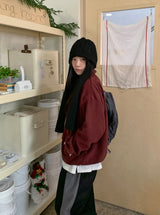 [unisex] Baldeto Brushed Color Matching Fleece Sweatshirt