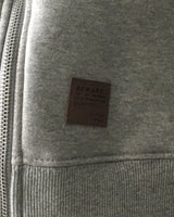 DP Work Patch Crop Hooded Zip-Up (2C)